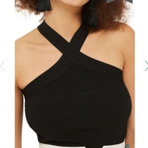 NWT Top shop criss cross ribbed tank US 8
